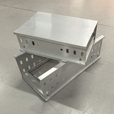 Fire Rated Galvanized Cable Tray 100mm Width Steel Sections For Electrical Wiring