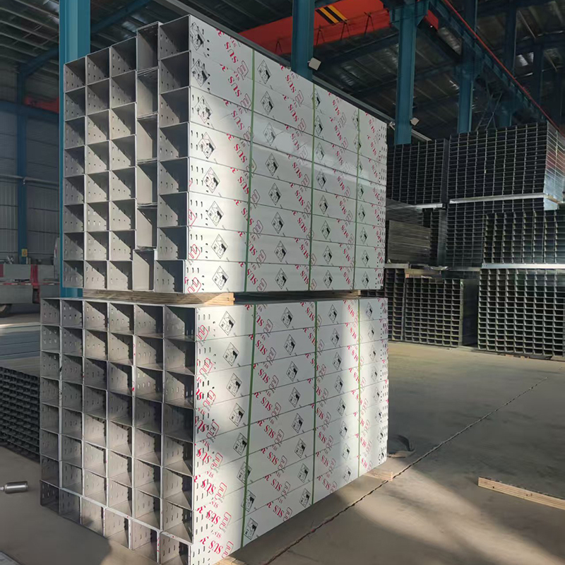 Aluminium Alloy Slot-Type Cable Tray 50mm x 25mm Galvanized