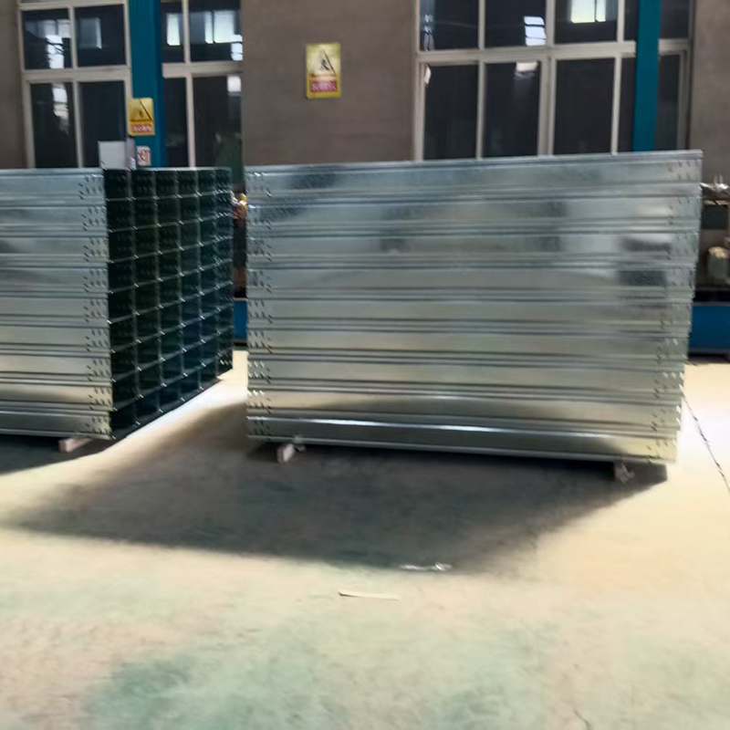 Industrial Cable Laying Tray Powder Coated Stainless Steel Slot Type For Construction Industrial