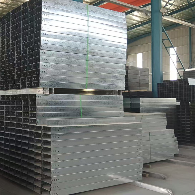 200*100Stainless Steel Slotted Channel Steel Strut Hot Dipped Galvanized Perforated Cable Tray