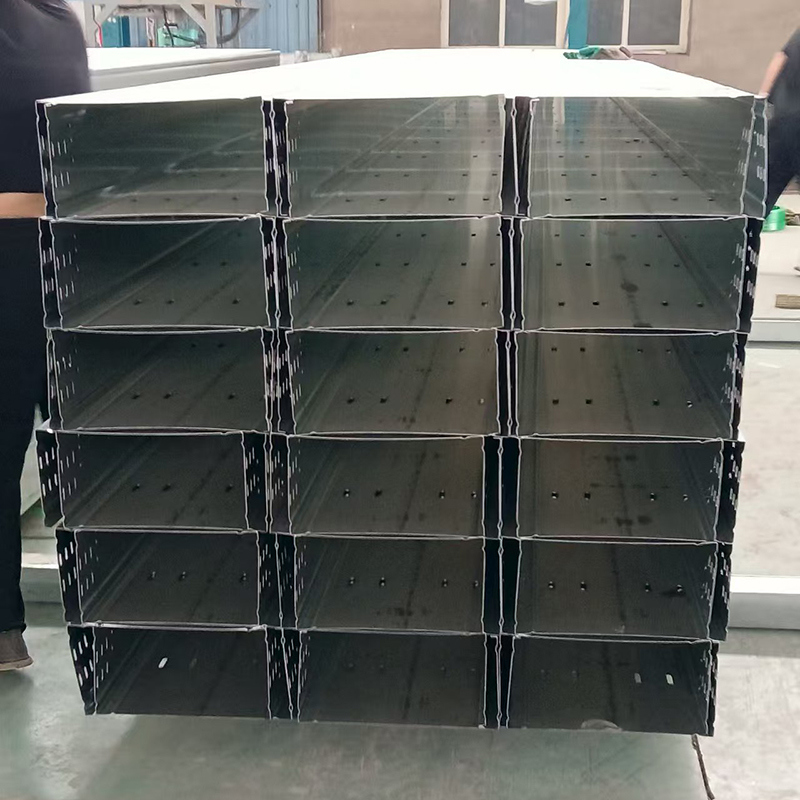 Professional factory Hot selling SS304 Electric Channel Cable Tray 100*50mm carbon steel cable trunking