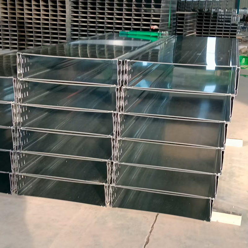 Cable Tray Steel Galvanized Metal Iron Wire Trough Type Ladder Style 200*100 Cable Tray Fireproof Spray Coating