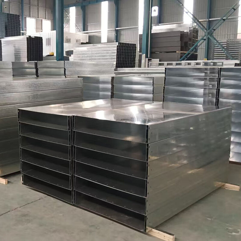 High Quality Outdoor Stainless Steel Galvanized Three Links Bending Through Trough Type Wireway Cable Tray