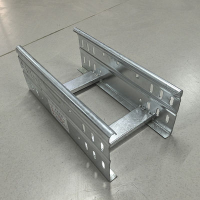 Good price Galvanized Cable Tray 25mm-150mm Height Hot Dip Zinc Plating 3m-6m Indoor Outdoor Steel Non Flammable online