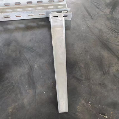 Quality Wall Mounted Silver Cable Tray Parts Cable Protection Management Custom Side Rail factory