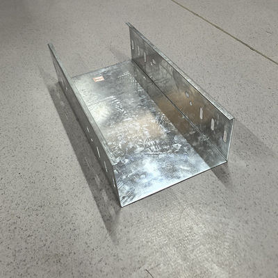 Quality Silver Steel Cable Tray 3m Length 0.8mm-3.0mm Thickness Electrical Wire Management factory