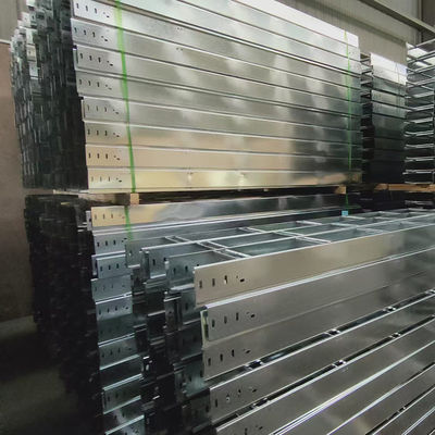 Good price 2m-6m Smooth Galvanized Steel Cable Tray Corrosion Resistant Screws Wall Floor Mounted Wiring Support online