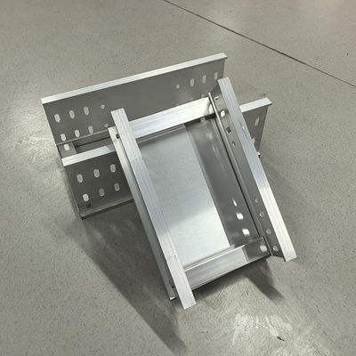 Good price Medium Duty Aluminum Cable Tray 100mm-1000mm Slotted Anodized Silver Surface Finish online