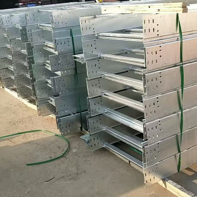 Goede prijs. Gegalvaniseerde Ladder Type Kabelgoot Laag Onderhoud Wandmontage Installatiemethode online
