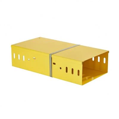قیمت خوب سینی کابل گالوانیزه نردبانی سنگین با ناودانی سوراخ دار تهویه شده 100-900 میلی متر عرض سفارشی آنلاین