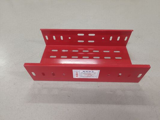 Quality Ventilated Perforated Cable Support Tray | Custom Dimension Powder Coated Cable Tray for Electrical & Telecom Cabling factory