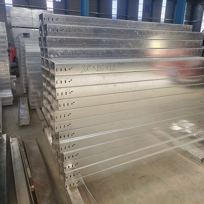 Quality Open Slot Steel Slotted Cable Tray Medium Duty Galvanized Support System for Industrial Plant Wiring factory