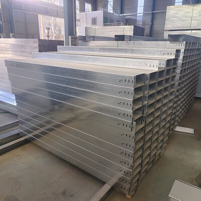 Quality Adjustable Width Slotted Cable Tray Telescopic Steel Trunking for Variable Cable Routing factory